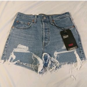 Levi's Ribcage Highrise Button up fly Jean short